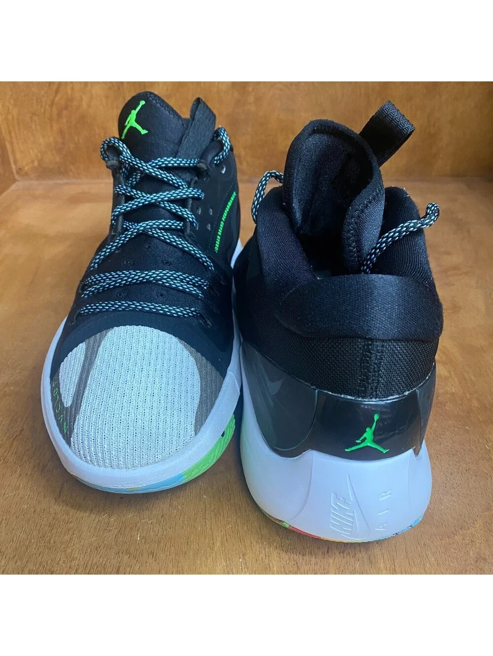 Jordan Zoom Separate Shoes Mens Sz 8 Black White Multicolor Sneakers DH0249-030